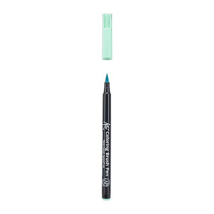 Маркер акварельный "Koi Color Brush", ярко-зеленый - 3
