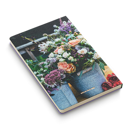 Блокнот Miquelrius "Remember Flower", А5, 96 листов, нелинованный, лиловый - 3