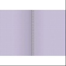 Тетрадь "Smart paper. No 3", А4, 80 листов, клетка, сиреневый