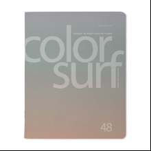 Тетрадь "Color surf", A5, 48 листов, клетка, скоба сбоку, ассорти