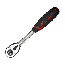 Ключ-трещотка Deli RS EDQ42802, 3/8", 200 мм, 72 зуба