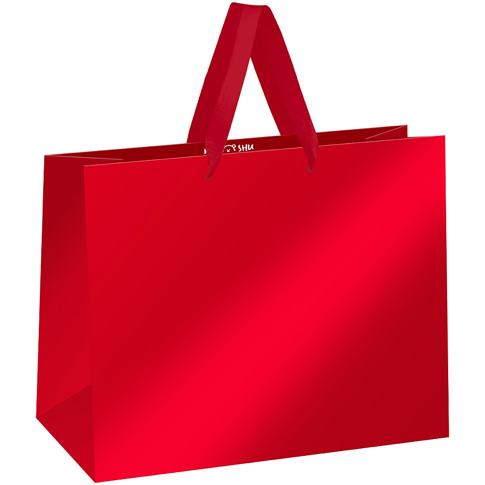Пакет подарочный 32*26*12 см "Red", ламинированный