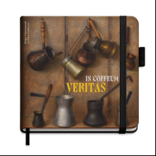 Скетчбук "Coffee tradition. Игорь Свентицкий", 12х12 см, 140 г/м2, 80 листов, черный