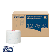Бумага туалетная Tellus Комфорт TP6, в миди-рулонах, 100 м, 2 слоя