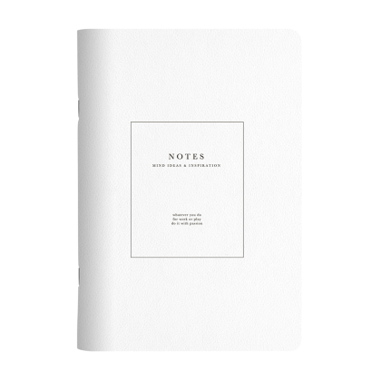 Тетрадь "Notes", A5, 48 листов, клетка, скоба сбоку, черный