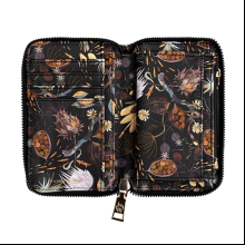 Кошелек "Flora. Ночные цветы", черный