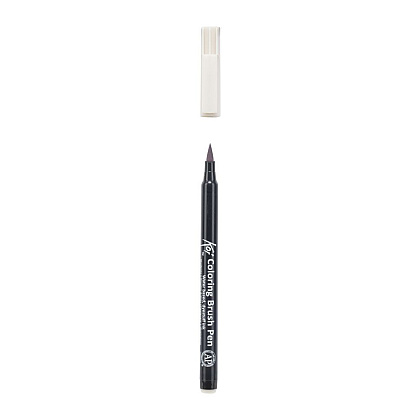 Маркер акварельный "Koi Color Brush", холодный светло-серый - 3