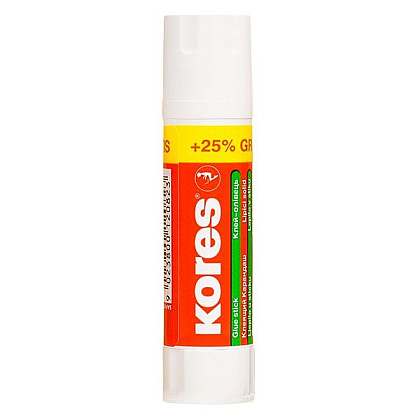 Клей-карандаш "Kores", 8 г+25%