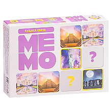Игра настольная "МЕМО. Чудеса света"
