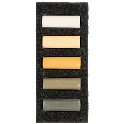 Набор мягкой пастели "Rembrandt Half Pastel", 5 цветов, охры - 2