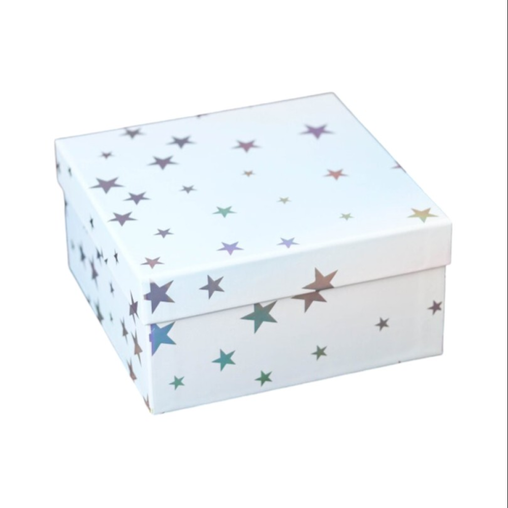Коробка подарочная "Starry sky", 17х17х8 см, картон