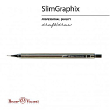 Карандаш автоматический "SlimGraphix", 0.5 мм, с ластиком, золотистый