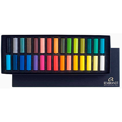 Набор мягкой пастели "Rembrandt Half Pastel" базовый, 30 цветов