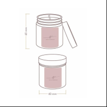 Свеча декоративная Stella Fragrance "Salt Caramell", 90 гр.