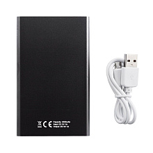 Зарядное устройство Power Bank "P324.951", 4000 мА·ч, черный, белый