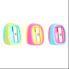 Точилка Deli "Smooth Sharpener", 1 отверстие, ассорти