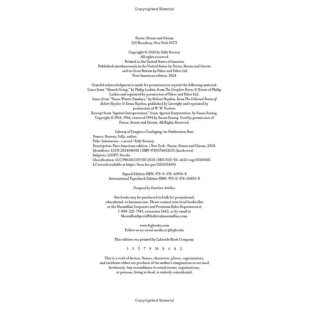 Книга на английском языке "Intermezzo", Sally Rooney - 5