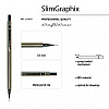 Карандаш автоматический "SlimGraphix", 0.5 мм, с ластиком, золотистый - 3