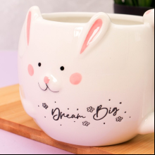 Кружка "Rabbit dream big", керамика, 450 мл, белый