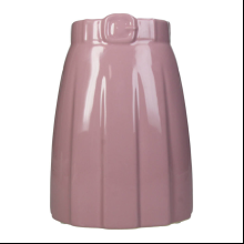 Ваза "Skirt Fine", фаянс, нежно розовый