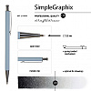 Карандаш автоматический "SimpleGraphix", 0.5 мм, ассорти - 3