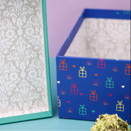 Коробка подарочная "Gift", 19х19х9.5 см, картон - 3