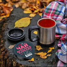 Смесь для приготовления чая "SimpaTea", брусника-каркаде, 45 г.