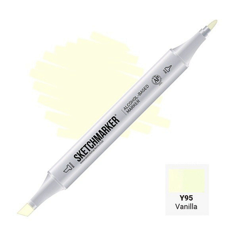 Маркер художественный "Brushmarker", двухсторонний, Y95 ванильный