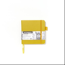 Скетчбук "Sketchmarker", 12х12 см, 140 г/м2, 80 листов, горчичный