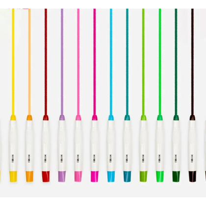 Мелки восковые "Himi Silky Crayon", 36 цветов, ассорти - 9