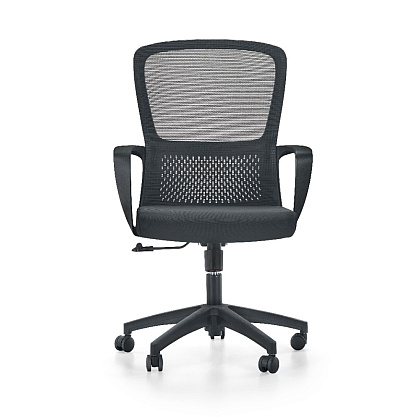 Кресло для персонала SitZone U-069B, сетка, ткань, черный, 2 шт/упак - 3