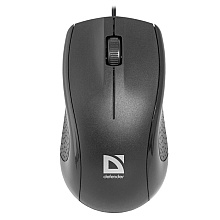 Мышь Defender Optimum MB-160, проводная, 1000 dpi, 3 кнопки, черный