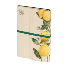 Ежедневник недатированный  "Fauna. Paradise. Lemons", А5, 192 страниц, линейка, желтый