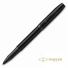 Ручка-роллер Parker "IM Achromatic T317", 0.5 мм, черный, стерж. черный