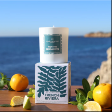 Свеча ароматическая PLANTES&PARFUMS "Bergamot Mint", 180 гр