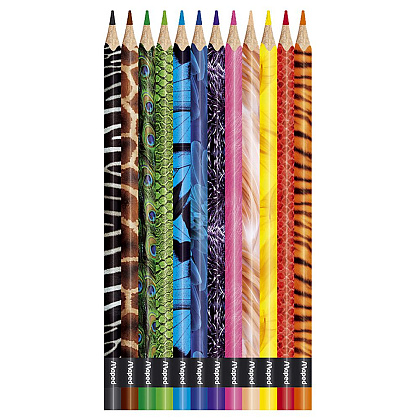Цветные карандаши Maped "Color' Peps Animal", 12 цветов - 2