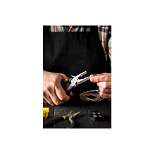 Длинногубцы Deli HS HT2007C, 180 мм, Soft Touch, оранжевый