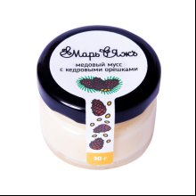 Медовый мусс "МарьЯжъ" с кедровыми орешками, 30 гр