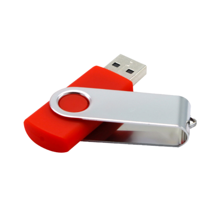 USB Flash 2.0 16 Gb VDF-008, пластик, метал, красный   - 3