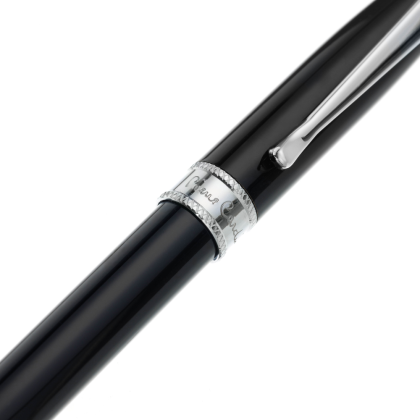 Ручка шариковая автоматическая "Pierre Cardin Elegance", 0.7 мм, черный, стерж. синий - 4
