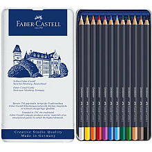Карандаши цветные "Goldfaber", 12 шт., металлическая упаковка