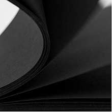 Бумага для сухих техник "GrafArt black", А4, 150 г/м2, черный