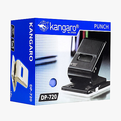 Дырокол Kangaro "DP-720", 36 листов, синий - 3