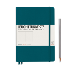 Блокнот "Leuchtturm1917. Classic", А5, 251 листов, нелинованный, тихоокеанский зеленый