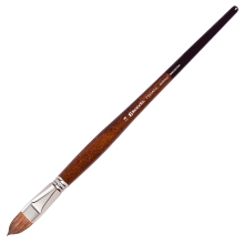 Кисть "Escoda Versatil Brush L/H", синтетика, темно-коричневый, плоская, №18