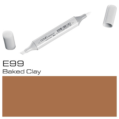 Маркер перманентный "Copic Sketch", E-99 обожженная глина