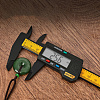Штангенциркуль Deli YS EDL90150, 150 мм, электронный, желтый - 4