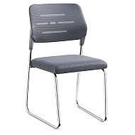 Кресло для посетителей SitUp SKY Chrome сетка, серый
