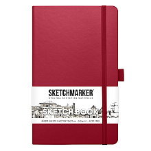 Скетчбук "Sketchmarker", 13x21 см, 140 г/м2, 80 листов, маджента