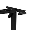Стол с электроприводом WellDesk Basic 1200x675х18 черный/дуб стирлинг (9191456+9197777) - 5